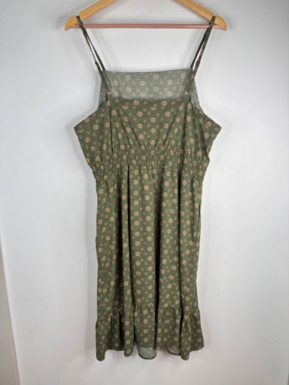 Toad&Co Sunkissed Bella Midi Dress XL Sleeveless Pockets Quick Dry Outdoor Green - Picture 5 of 11